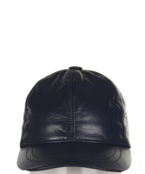 كلاه گپ چرم طبيعي بيسراك مدل HatLeather-102N