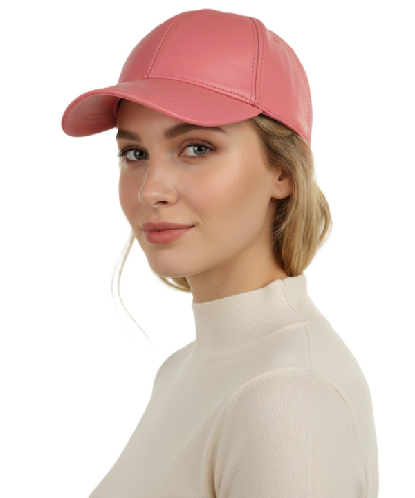 كلاه گپ چرم طبيعي بيسراك مدل HatLeather-102N
