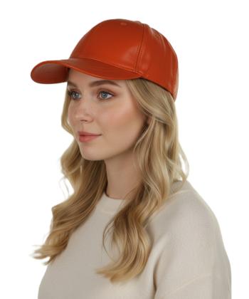 كلاه گپ چرم طبيعي بيسراك مدل HatLeather-102N