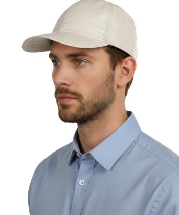 كلاه گپ چرم طبيعي بيسراك مدل HatLeather-102N
