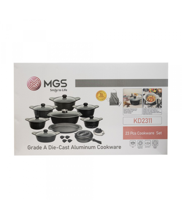سرويس قابلمه 23 پارچه گرانيت ام جي اس MGS طرح كره ايD