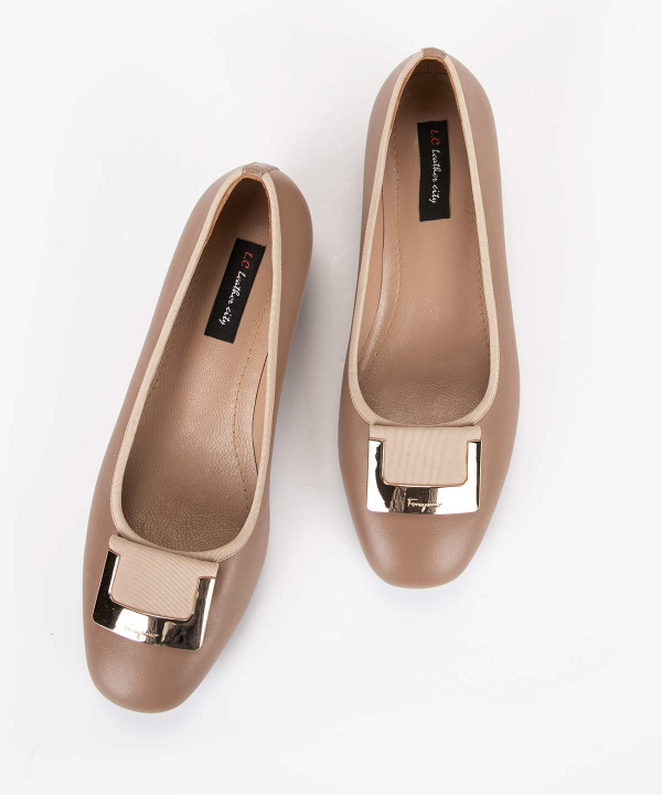 کفش چرم زنانه شهر چرم Leather City مدل SL1367