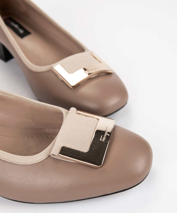 کفش چرم زنانه شهر چرم Leather City مدل SL1367
