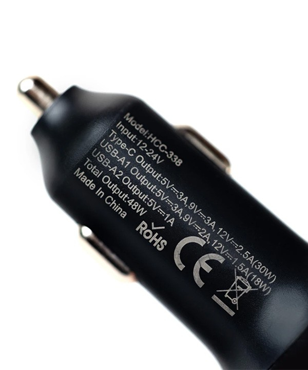 پخش‌کننده اف ام و شارژر فندکی خودرو هیسکا مدل HCC-338