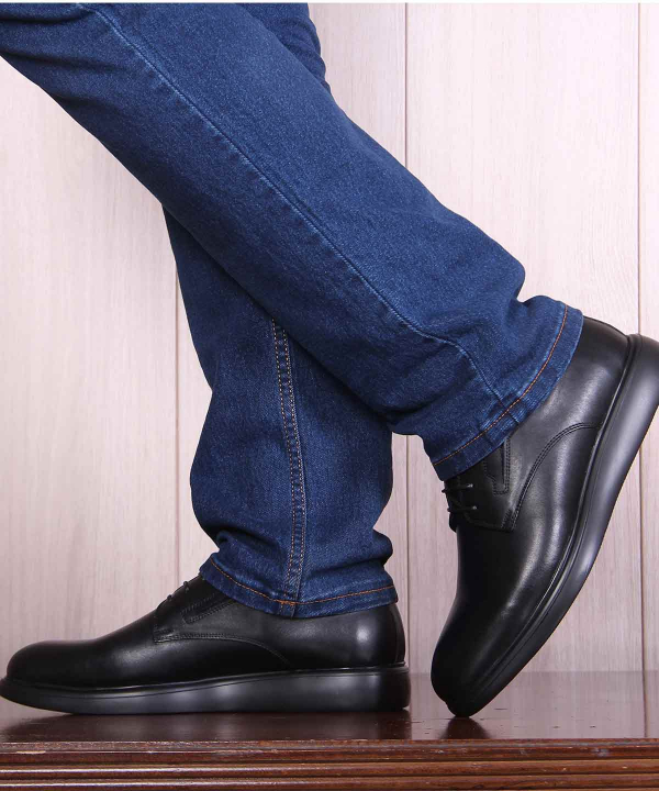 کفش چرم مردانه شهر چرم Leather City مدل mt61
