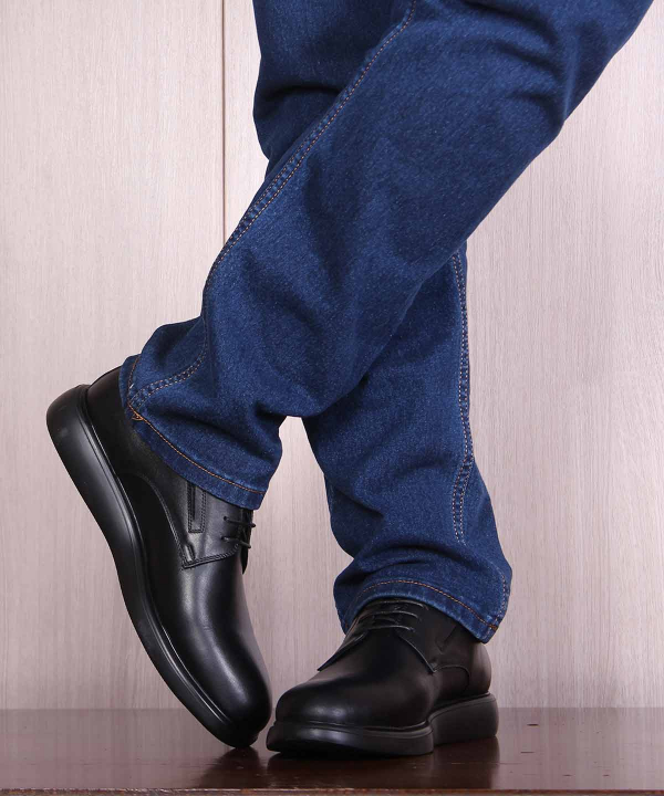 کفش چرم مردانه شهر چرم Leather City مدل mt61