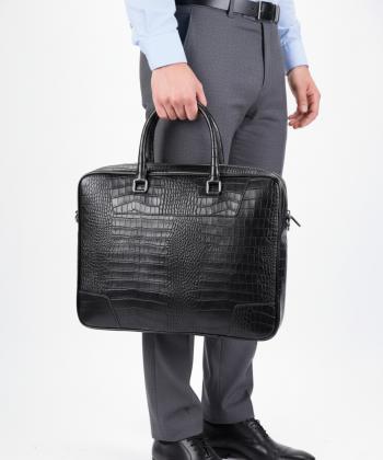 کیف اداری چرم طبیعی مردانه شیفر مدل 9637C