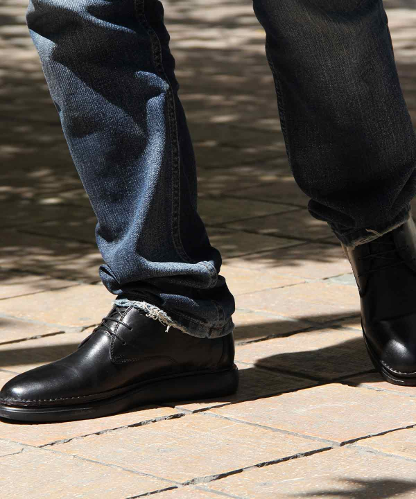 کفش چرم مردانه شهر چرم Leather City مدل mt64