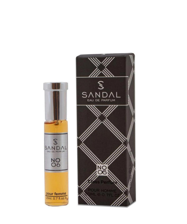 عطر جیبی مردانه صندل Sandal شماره 06 حجم 30 میلی‌لیتر