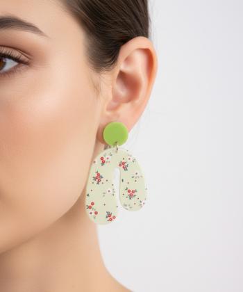 گوشواره زنانه قلم فلزی مدل earringplexi09