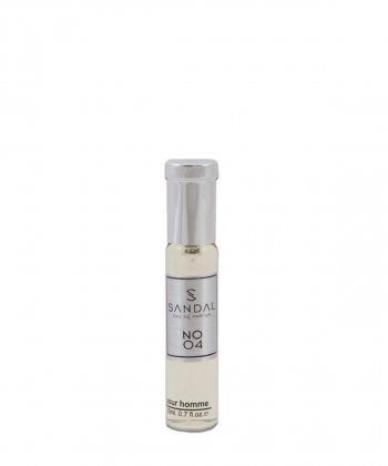 عطر جیبی مردانه صندل Sandal شماره 04 حجم 20 میلی لیتر