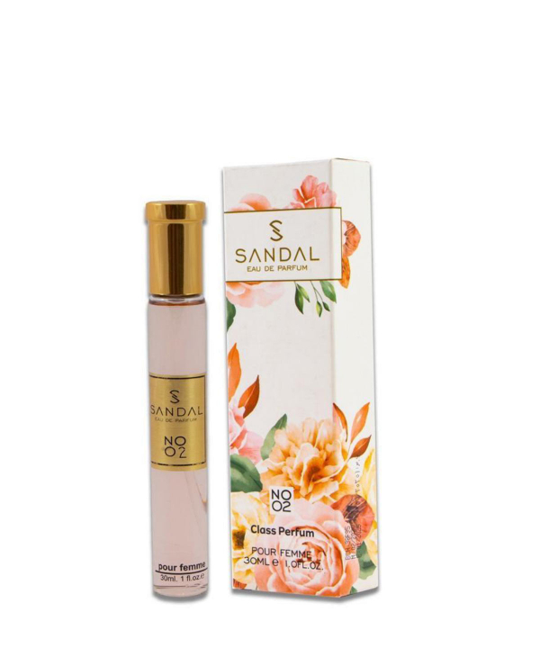 عطر جیبی زنانه صندل Sandal شماره 02 حجم 30 میلی‌لیتر