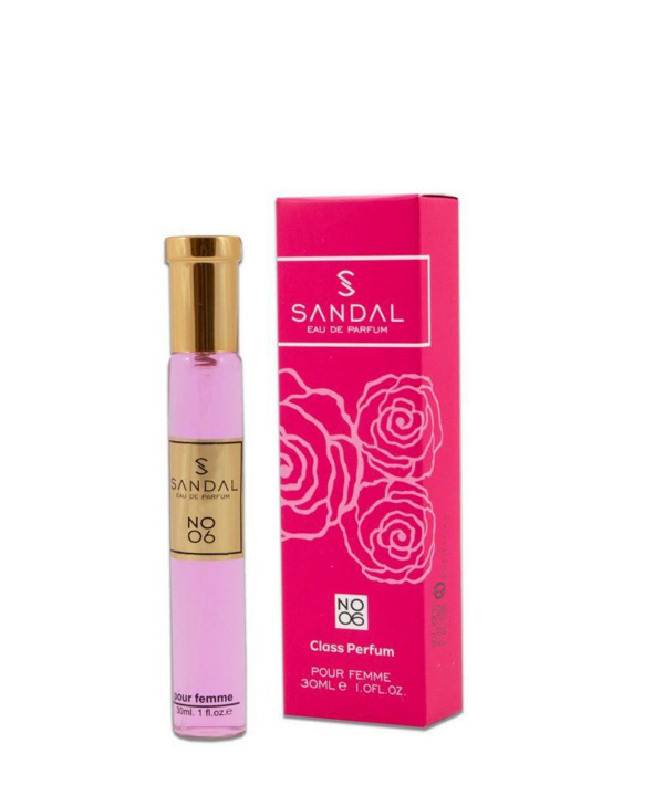 عطر جیبی زنانه صندل Sandal شماره 06 حجم 30 میلی‌لیتر
