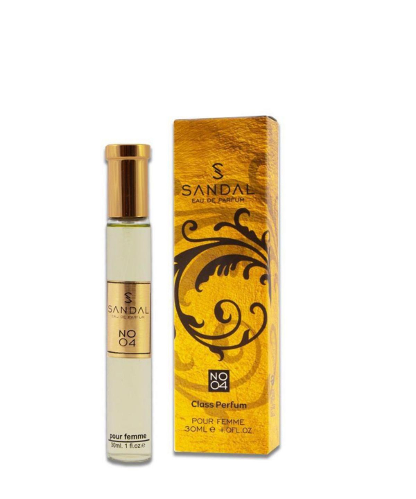عطر جیبی زنانه صندل Sandal شماره 04 حجم 30 میلی‌لیتر