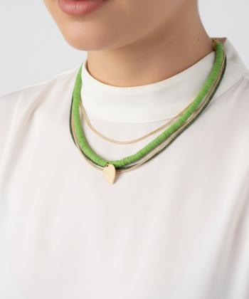 گردنبند زنانه قلم فلزي مدل necklace3L11