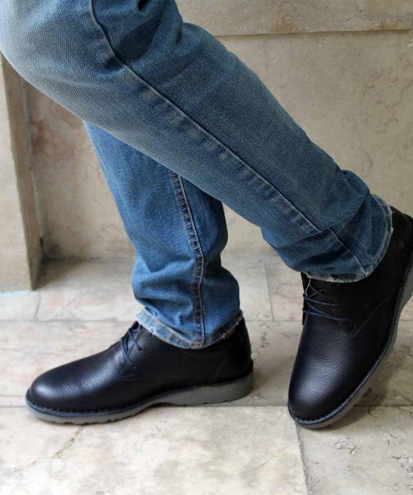 کفش چرم مردانه شهر چرم Leather City مدل mt69
