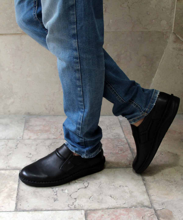 کفش چرم مردانه شهر چرم Leather City مدل mt71