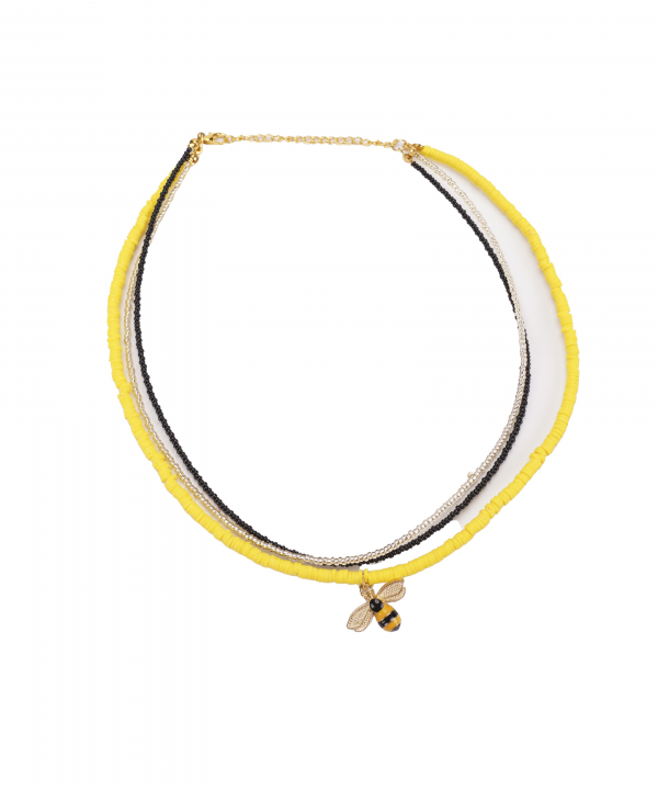 گردنبند زنانه قلم فلزي مدل necklace3L03