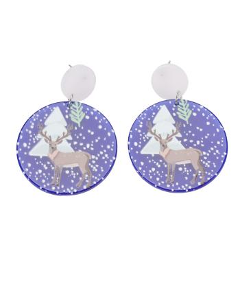 گوشواره زنانه قلم فلزي مدل earringplexi02