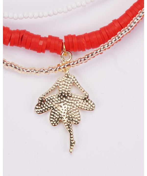 گردنبند زنانه قلم فلزي مدل necklace3L01