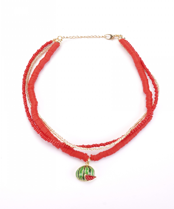 گردنبند زنانه قلم فلزي مدل necklace3L08