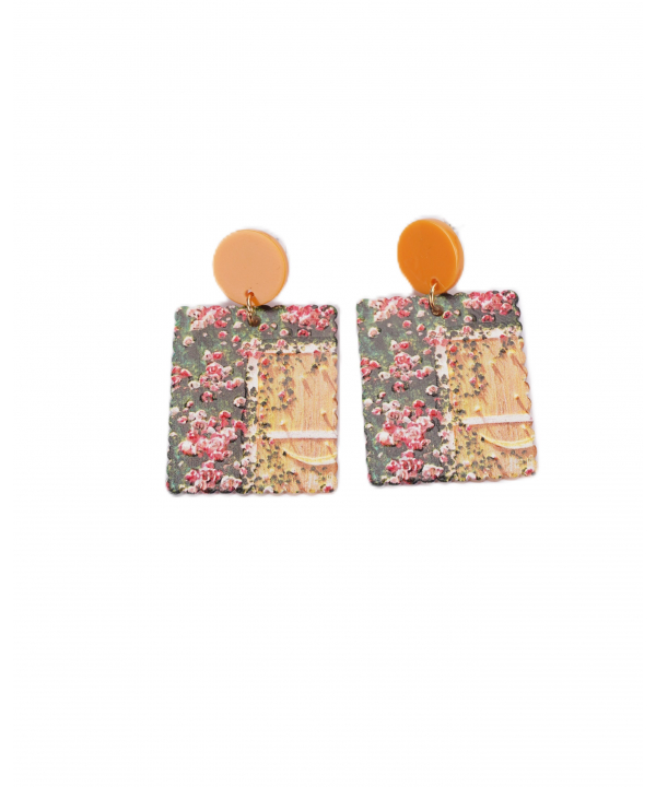 گوشواره زنانه قلم فلزي مدل earringplexi12