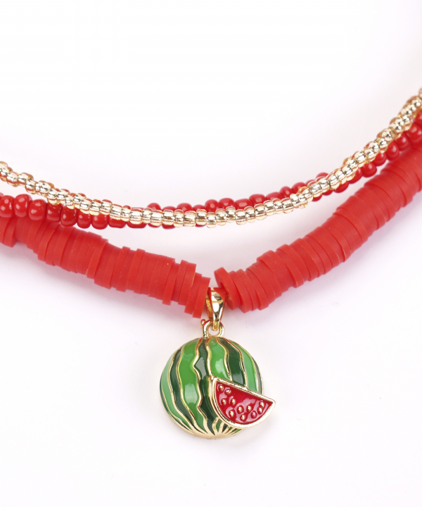 گردنبند زنانه قلم فلزي مدل necklace3L08