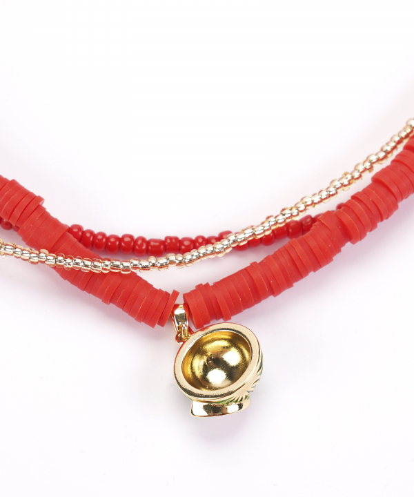 گردنبند زنانه قلم فلزي مدل necklace3L08