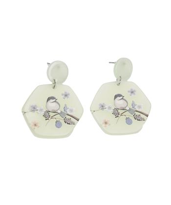گوشواره زنانه قلم فلزي مدل earringplexi08
