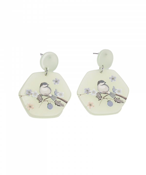 گوشواره زنانه قلم فلزي مدل earringplexi08