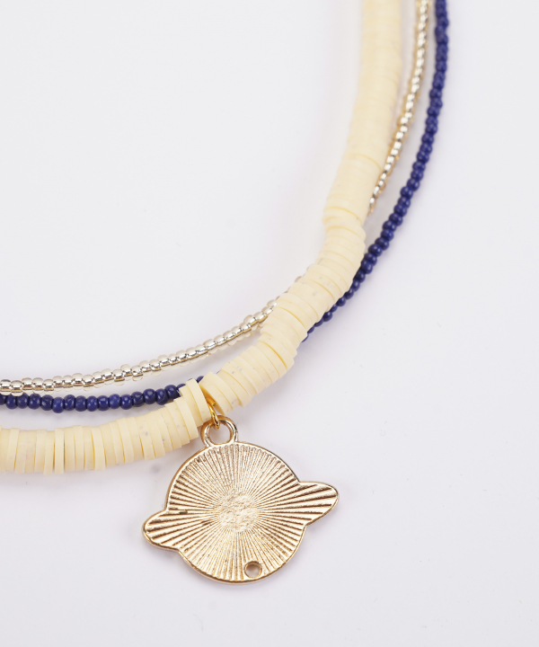 گردنبند زنانه قلم فلزي مدل necklace3L04