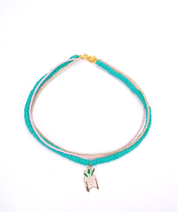 گردنبند زنانه قلم فلزي مدل necklace3L15