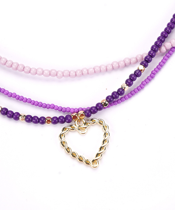 گردنبند زنانه قلم فلزي مدل necklace3L09