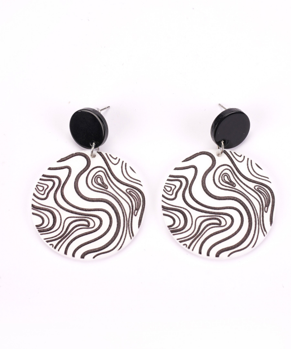 گوشواره زنانه قلم فلزي مدل earringplexi21