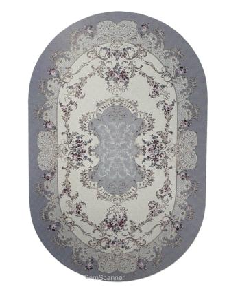 فرش ماشینی بیضی بریلنت مدل HJE11753 ابعاد 230x150 سانتی متر
