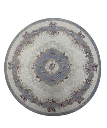 فرش دایره ماشینی بریلنت مدل HJD11724 ابعاد 190x190 سانتی متر
