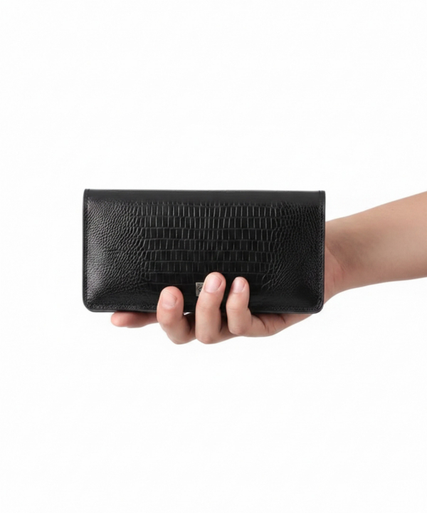 کیف پول چرم طبیعی منط مدل d143