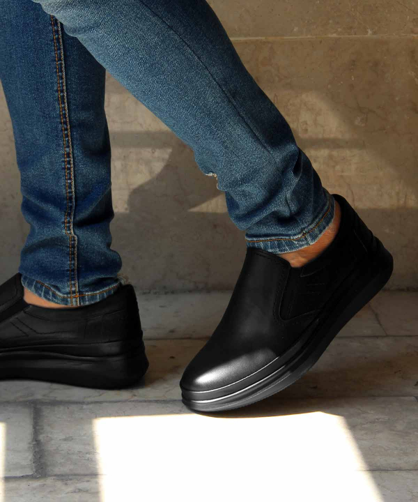 کفش چرم مردانه شهر چرم Leather City مدل mt66