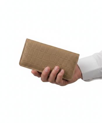 کیف پول چرم طبیعی منط مدل d143