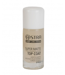 تاپ کت مات لاک ناخن آسترا Astra مدل Super Matte حجم 12 میلی لیتر