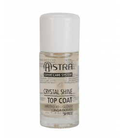 تاپ کت لاک ناخن آسترا Astra مدل Crystal Shine حجم 12 میلی لیتر