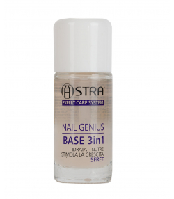 لاک تقویت کننده ناخن آسترا Astra مدل Nail Genius Base 3in1 حجم 12 میلی لیتر
