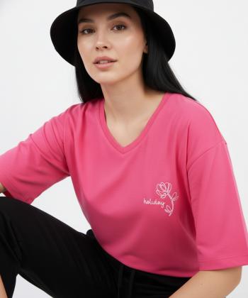 تيشرت زنانه هاليدي مدل D31604