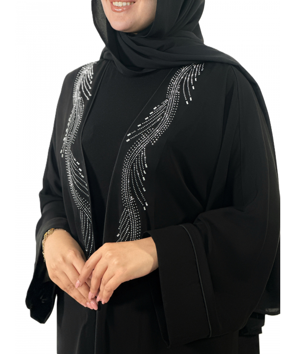 مانتو عبايي زنانه موريك مدل AB33