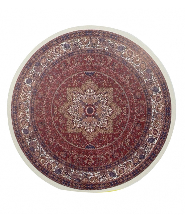 فرش دایره ماشینی بریلنت مدل HJD11761 ابعاد 190x190 سانتی متر