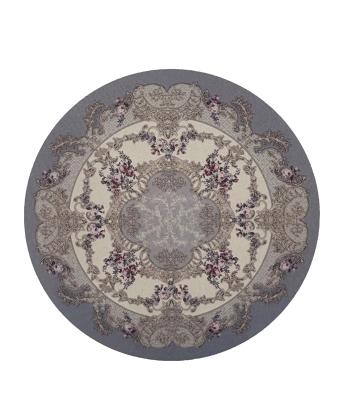 فرش دایره ماشینی بریلنت مدل HJD11760 ابعاد 190x190 سانتی متر