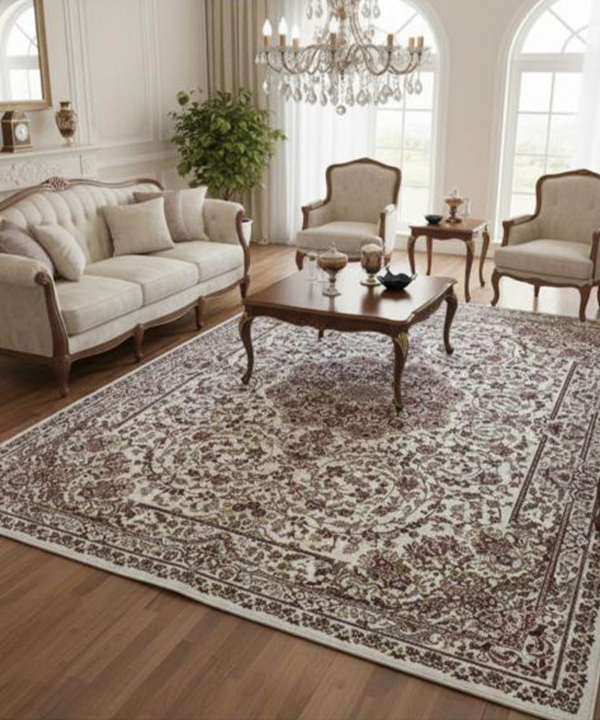 فرش ماشینی مستطیل بریلنت مدل HJ11777 ابعاد 300x190 سانتی متر