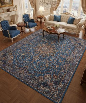 فرش ماشینی مستطیل بریلنت مدل HJ11777 ابعاد 300x190 سانتی متر