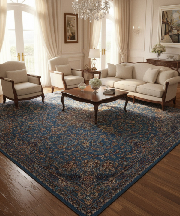 فرش ماشینی مستطیل بریلنت مدل HJ11777 ابعاد 300x190 سانتی‌متر