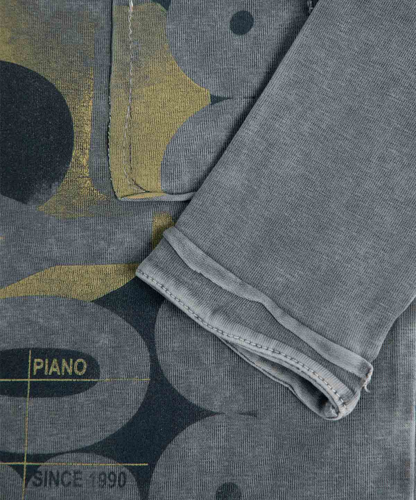 تیشرت آستین بلند پسرانه پیانو Piano کد 5388